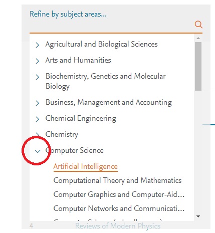 Journal metrics - close up