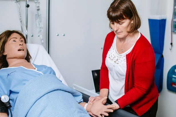 Demonstration on the University's simulation vehicle