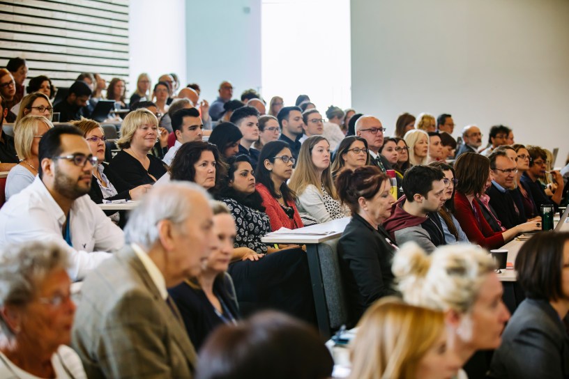 Audience at the main auditorium